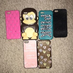 iPhone 5S phone case bundle